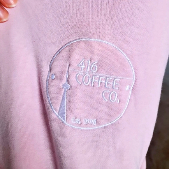Pink 416 Coffee Co. Hoodie - Picture 2 of 3